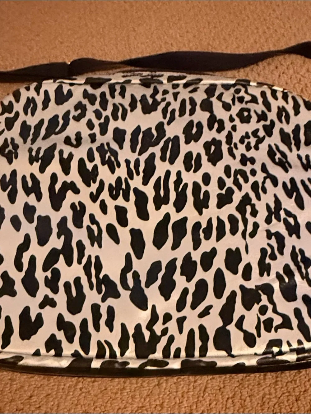 Betseyville by Betsey Johnson Leopard Print - Black & Cream  Lap Top Bag